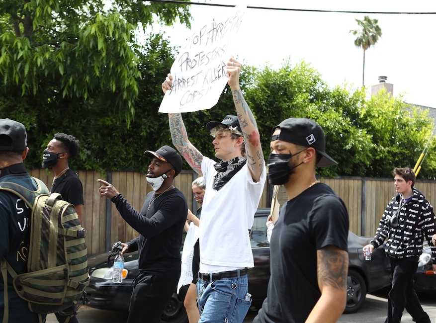 Machine Gun Kelly, Protest